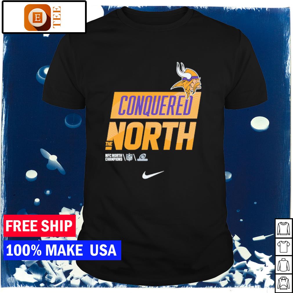 Nike 2022 NFC North Champions Trophy Collection (NFL Minnesota Vikings)  Men's T-Shirt