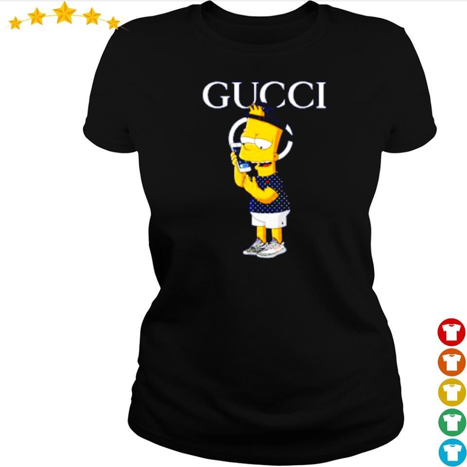 Bart simpson cheap gucci shirt